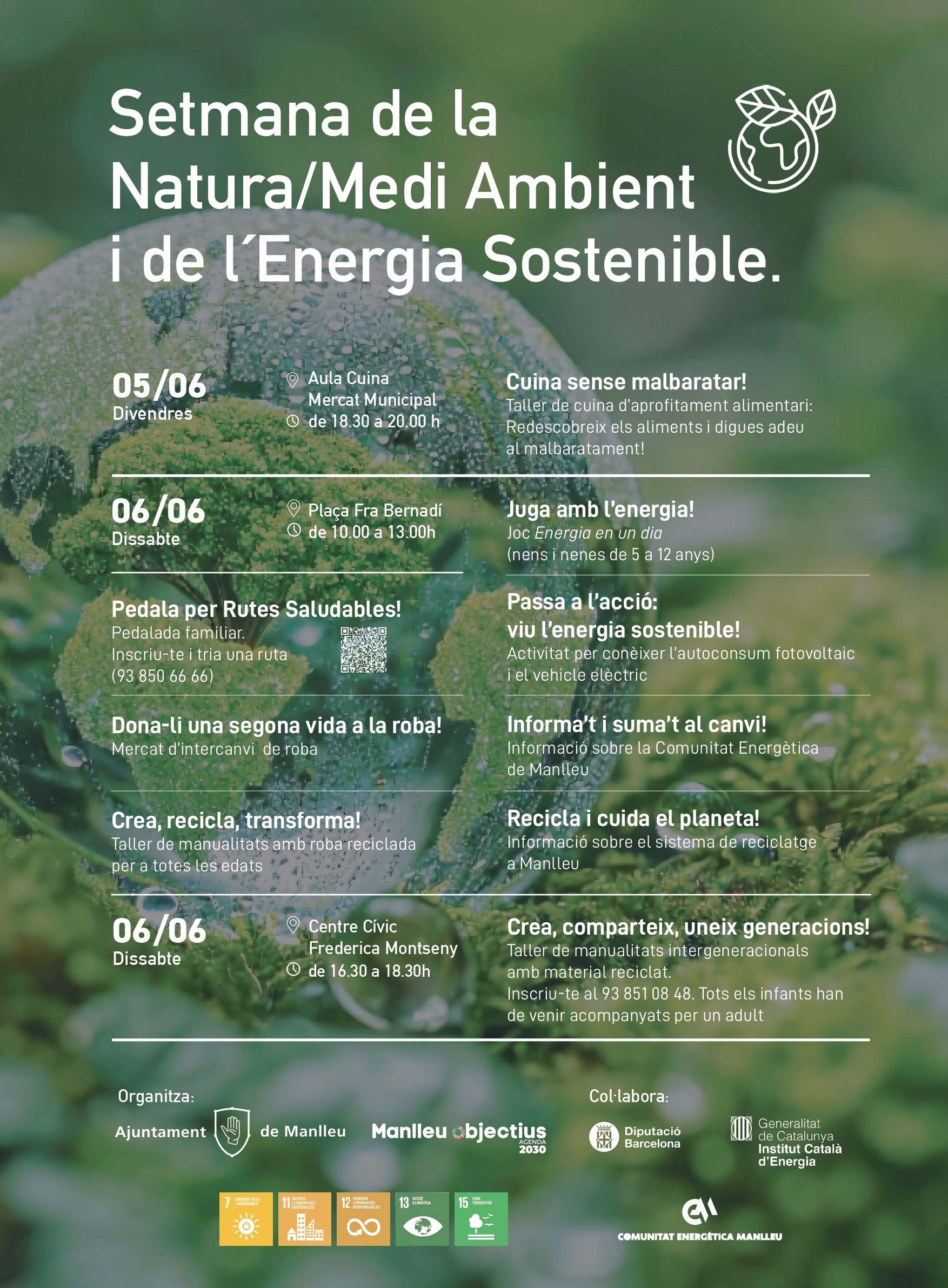 Setmana de la Natura/Medi Ambient i de l'Energia Sostenible: Pedala per Rutes Saludables!