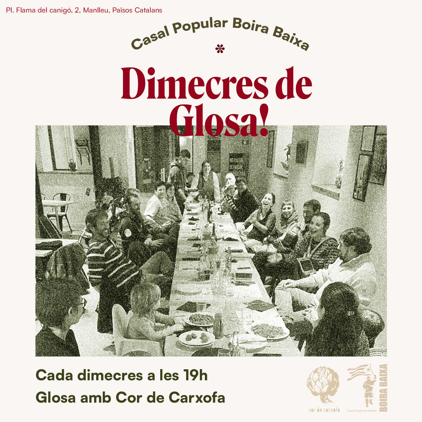 Glosa amb Oidà Manlleu (Cor de Carxofa)