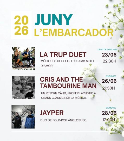 L’Embarcador del Ter. CRIS AND THE TAMBOURINE MAN
