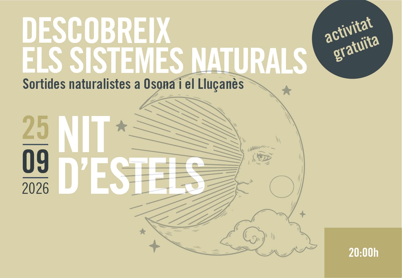 Sortides naturalistes a Osona i el Lluçanès. Nit d'estels