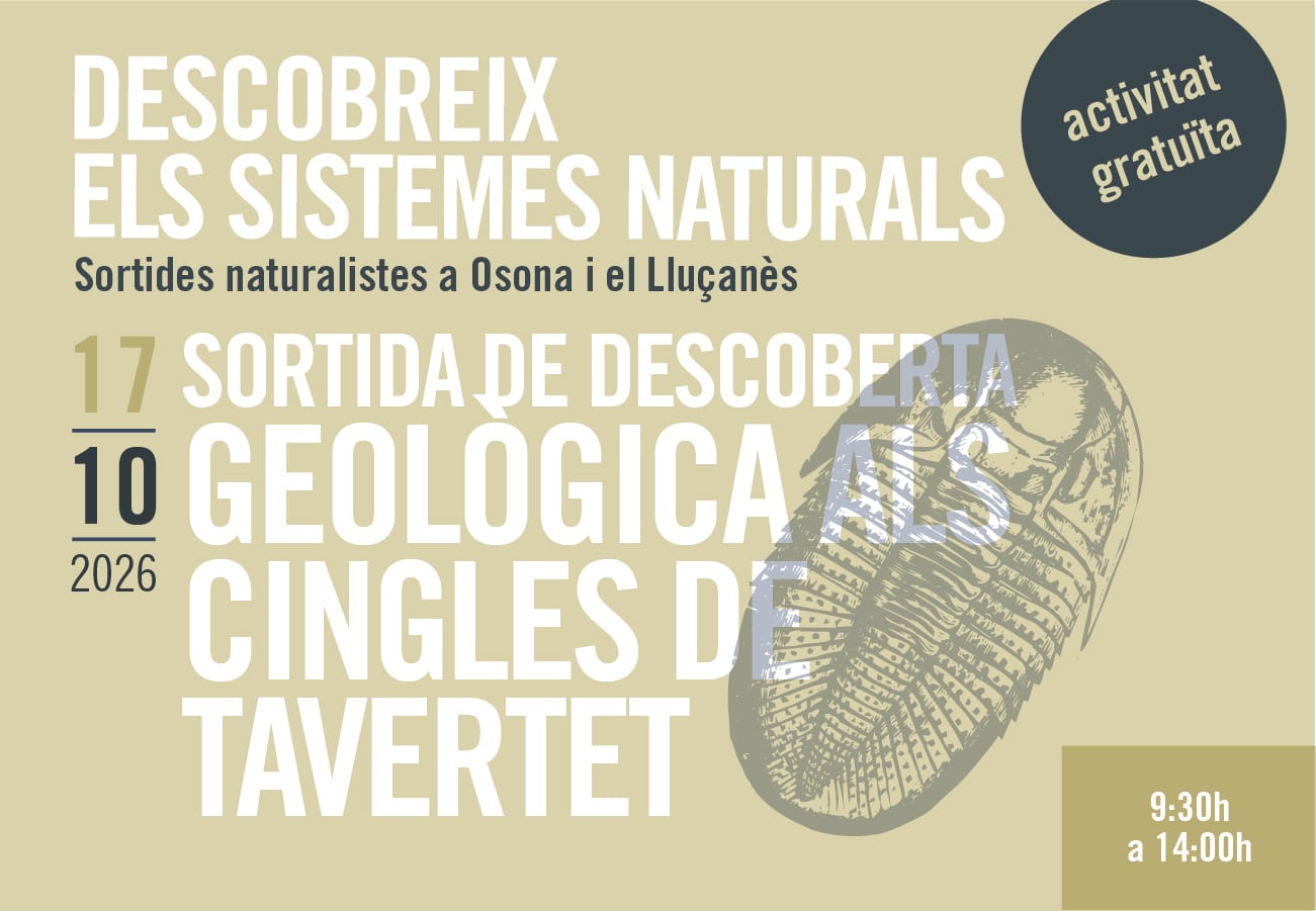 Sortides naturalistes a Osona i el Lluçanès. Sortida de Descoberta als cingles de Tavertet