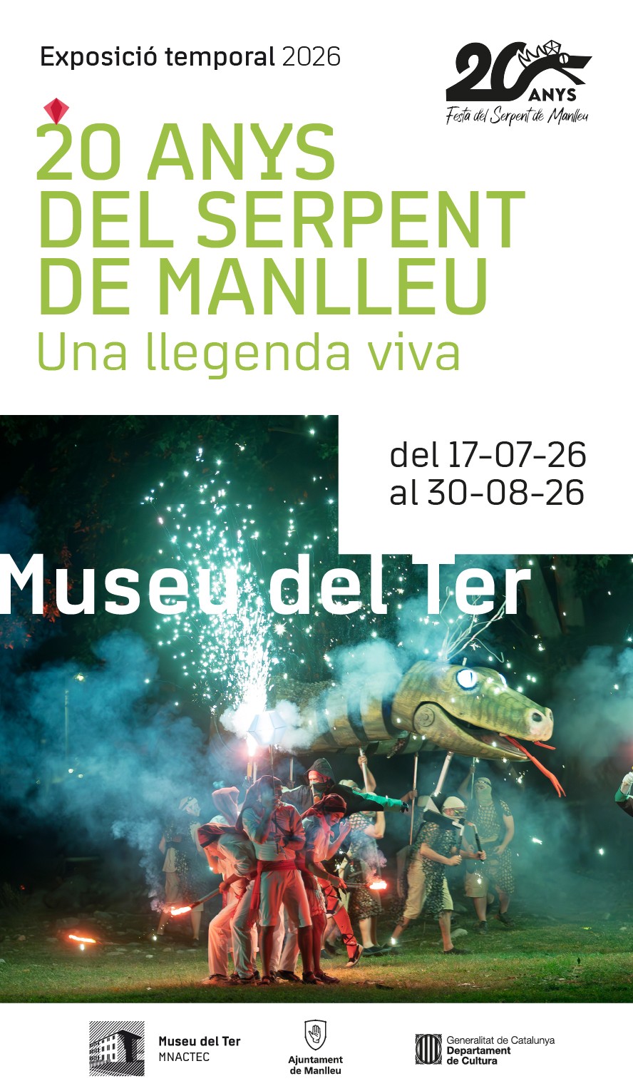 Exposició temporal: ‘20 ANYS DEL SERPENT DE MANLLEU. UNA LLEGENDA VIVA’