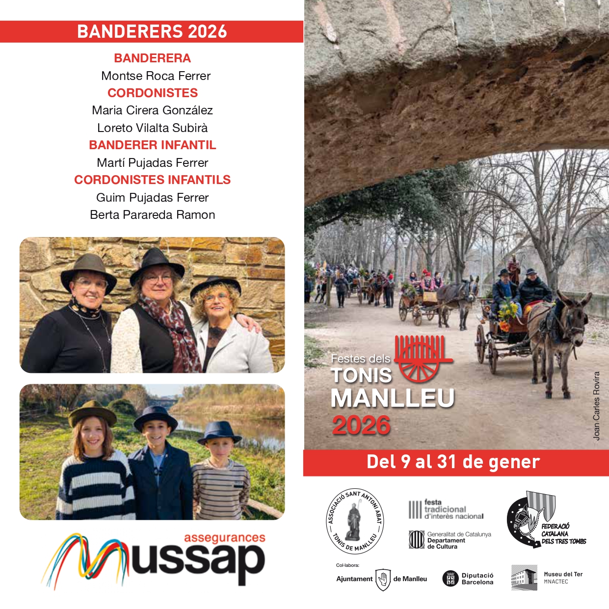 Festes de Sant Antoni Abat-Tonis de Manlleu 2026. Xerrada sobre el centenari de Mas Roca