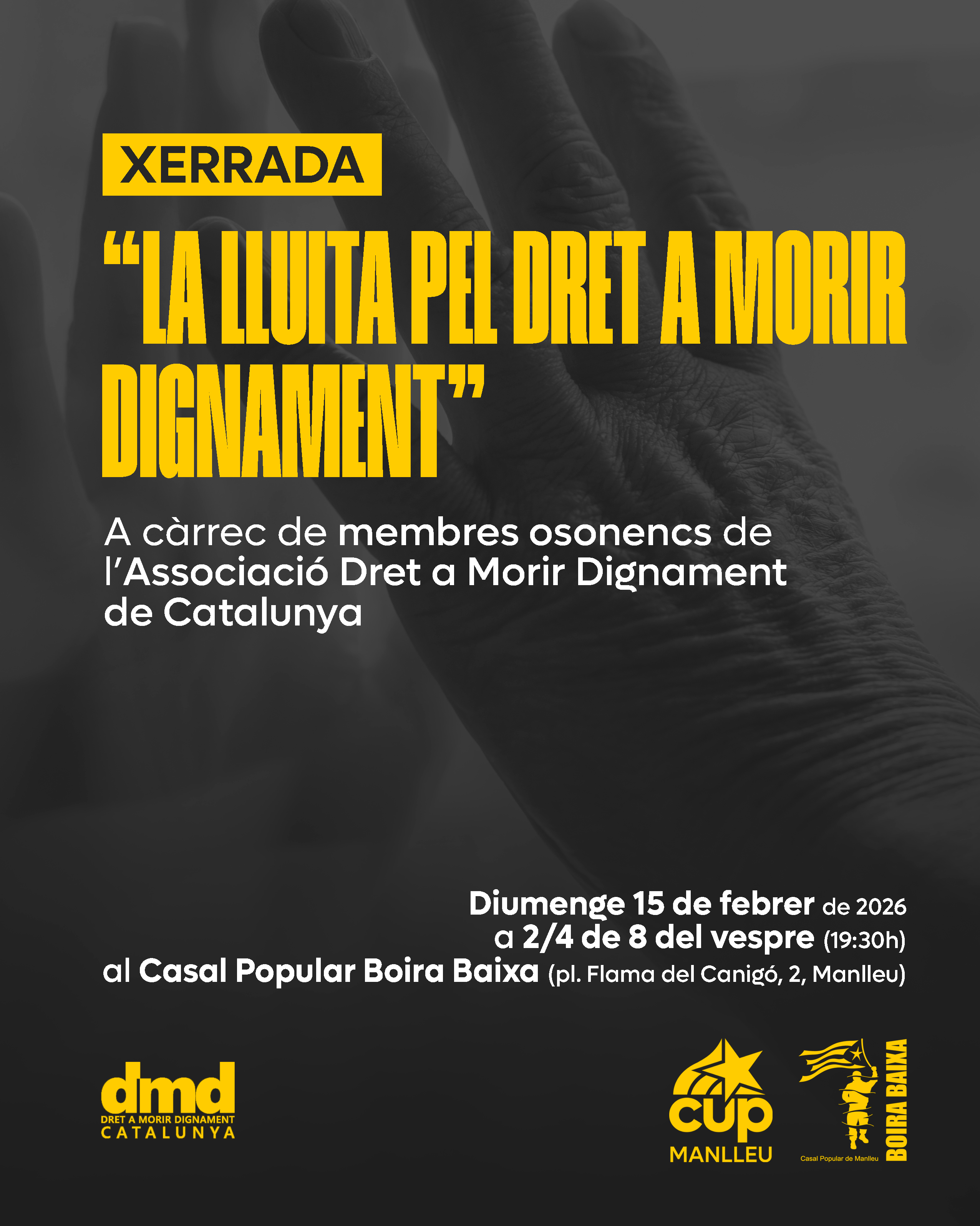 Xerrada: la lluita pel dret a morir dignament