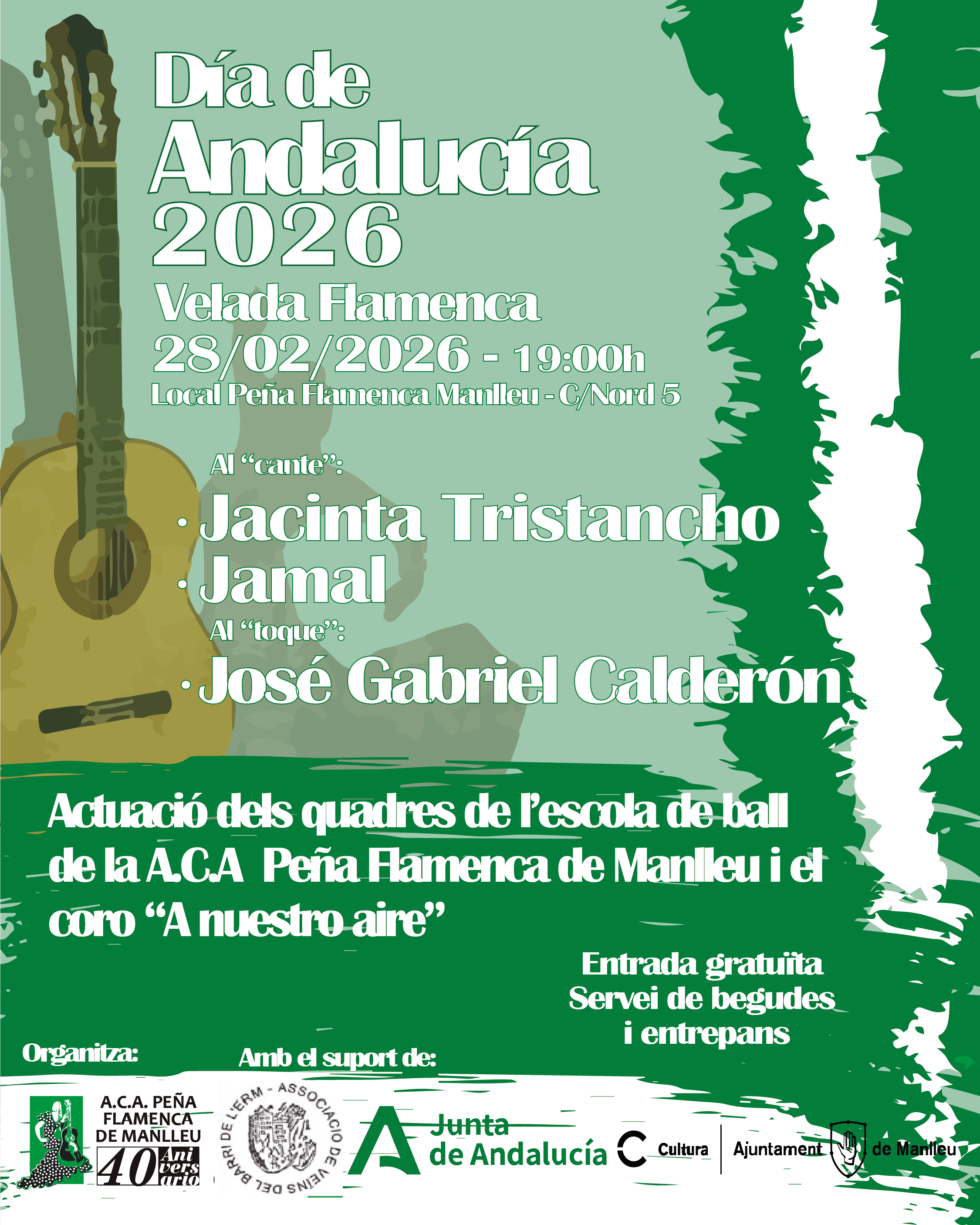 Dia d’Andalusia 2026. Vetllada Flamenca