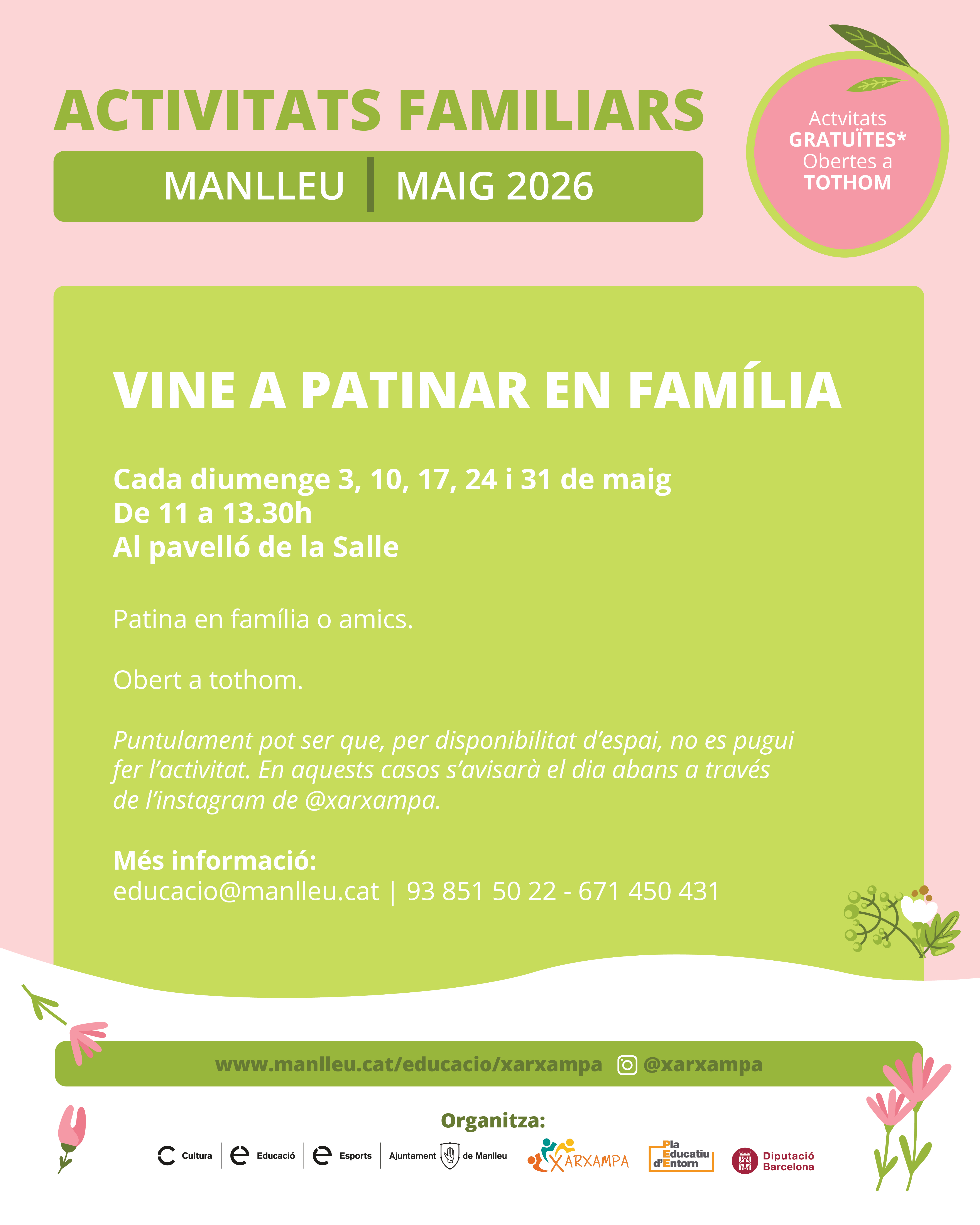 Vine a patinar en família