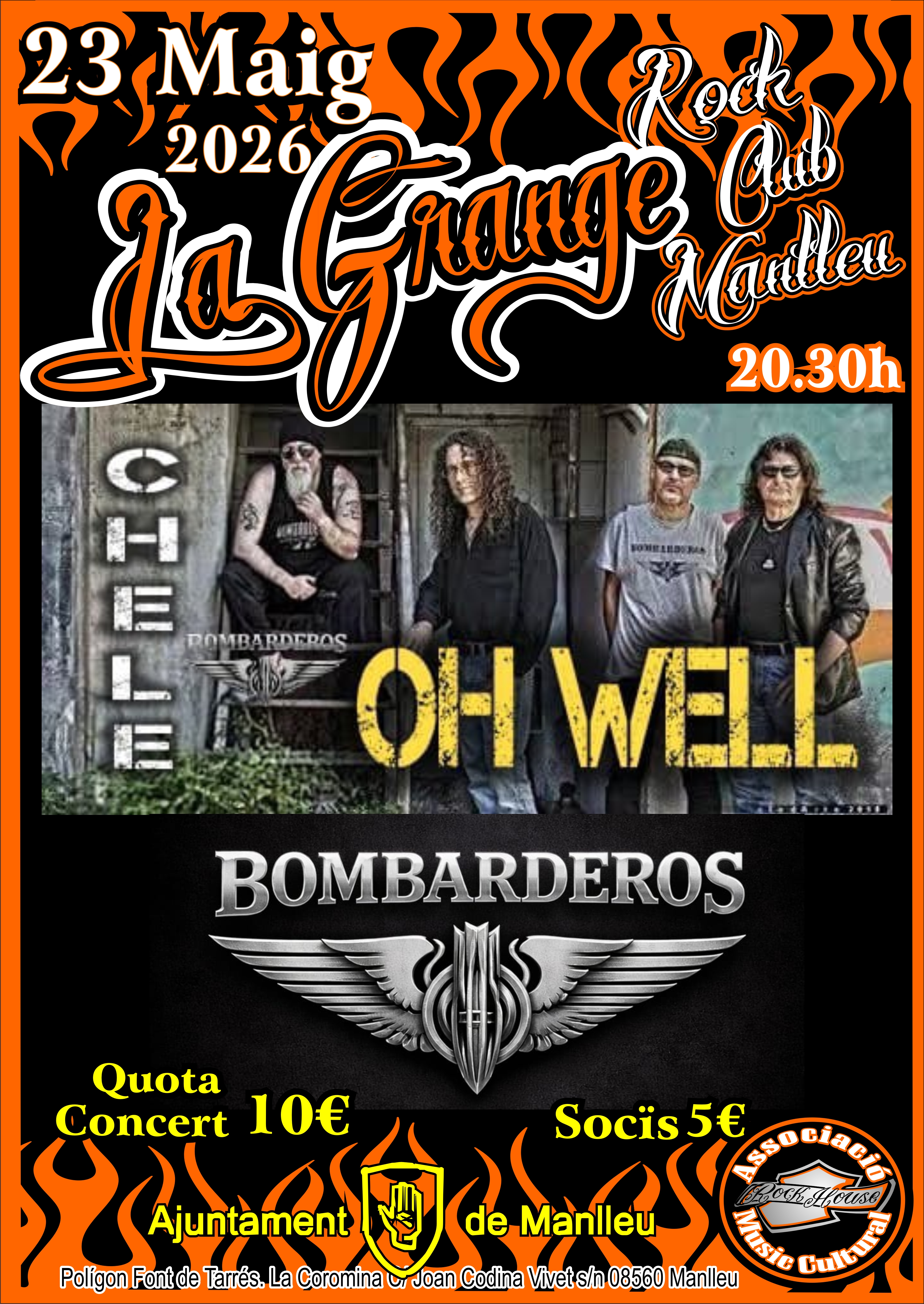 Concerts al local social Rock House