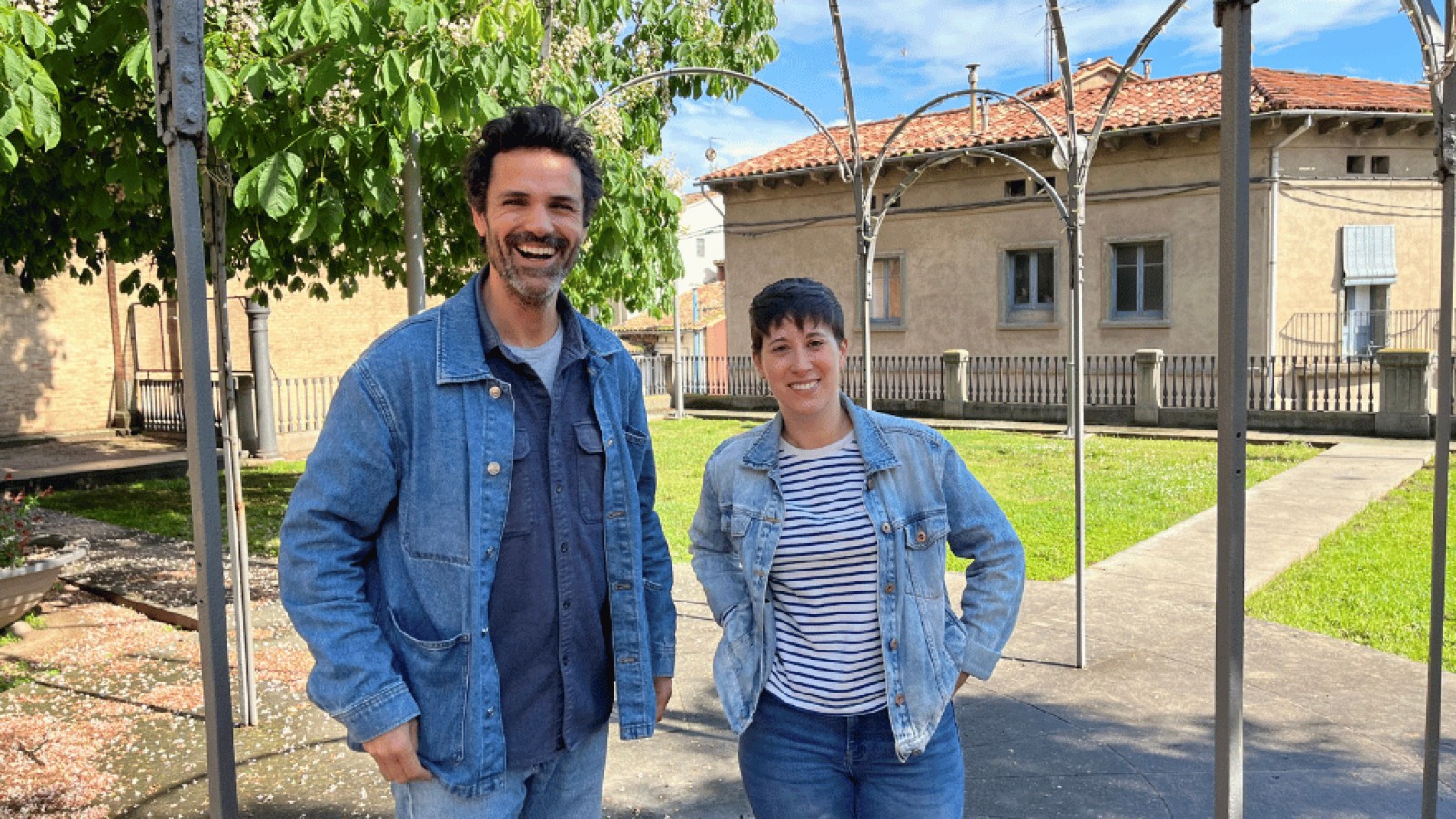 Ramon Villegas, actor i la regidora Aida Montoya