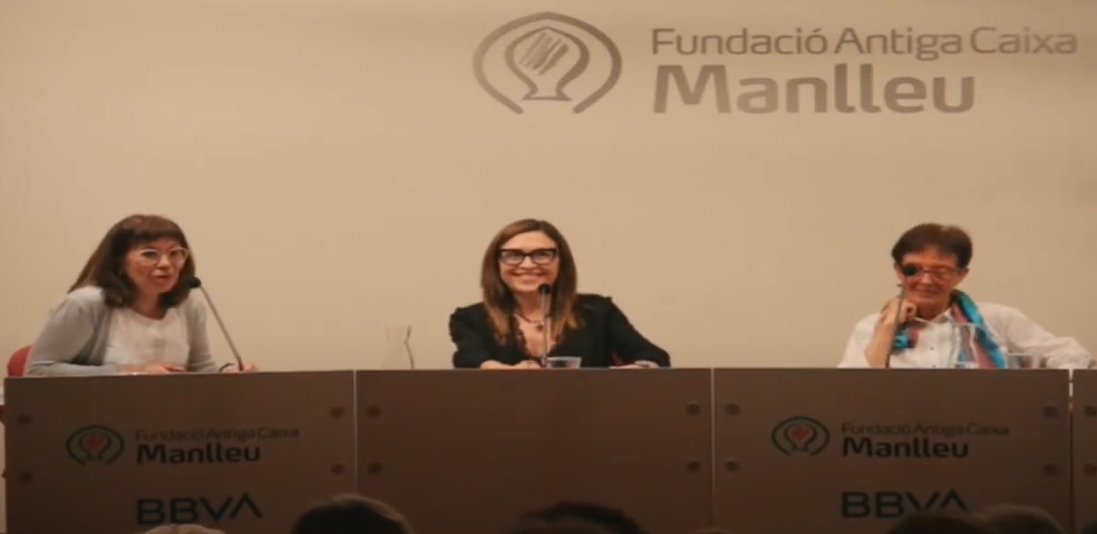 Un instant de la presentació del llibre