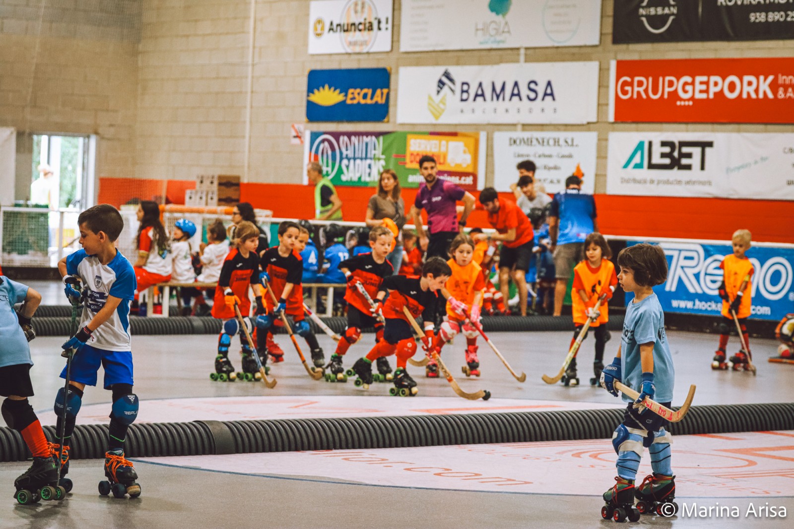 Un dels partits de la jornada