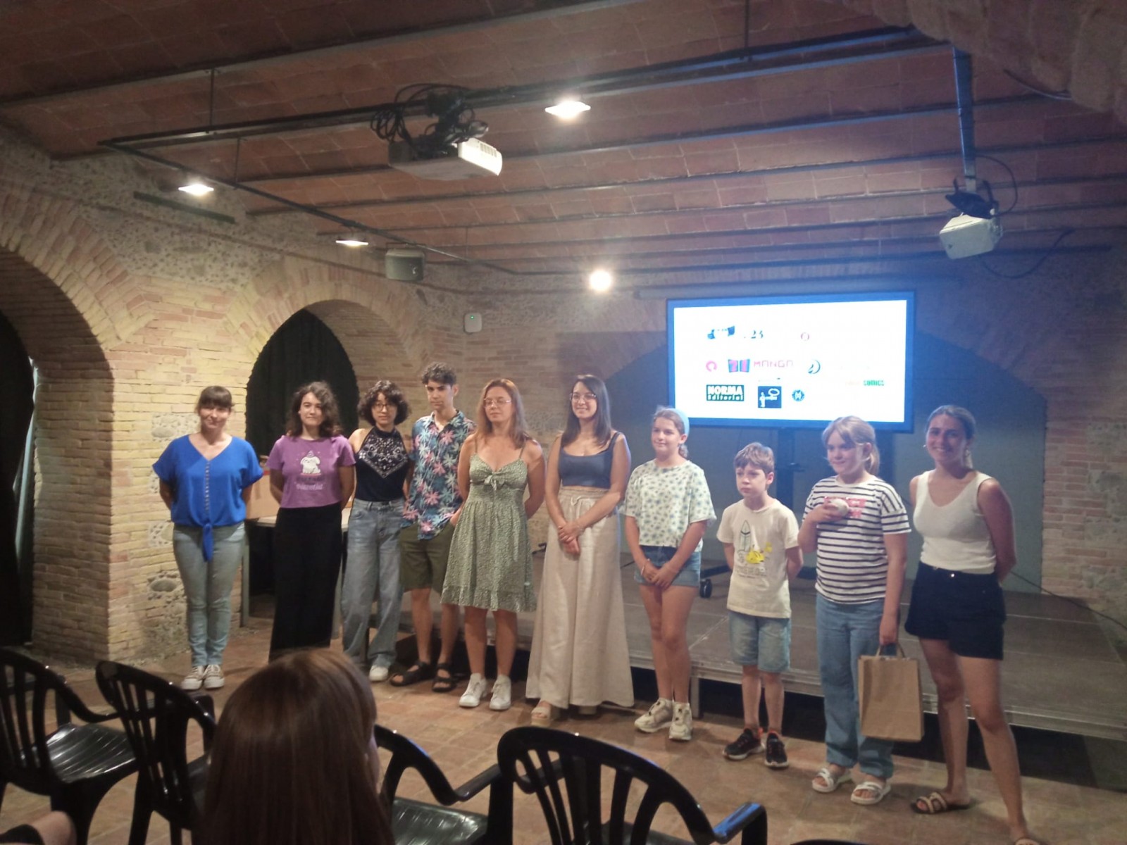 L'acte de lliurament de premis es va fer a Can Puget