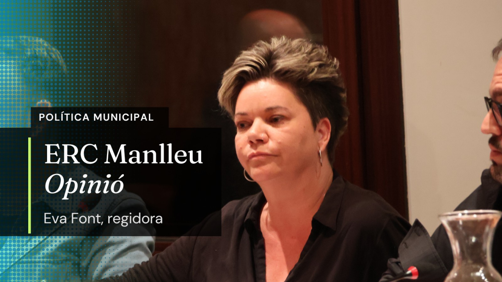 Eva Font, portaveu d'ERC Manlleu