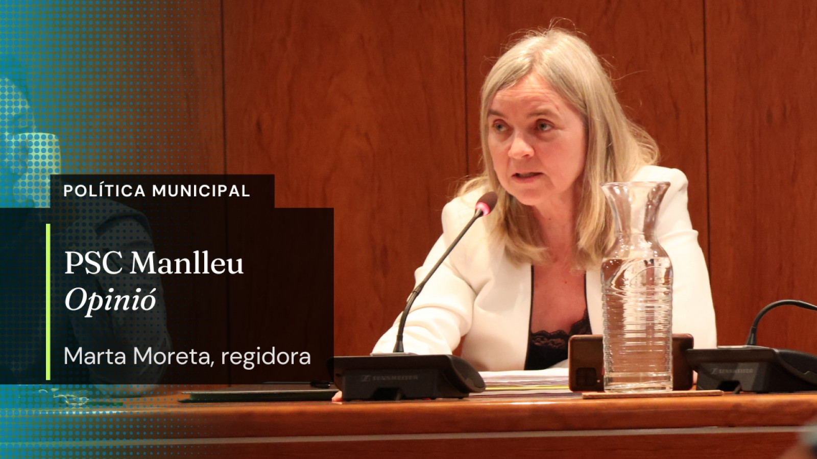 Marta Moreta, regidora del del PSC Manlleu