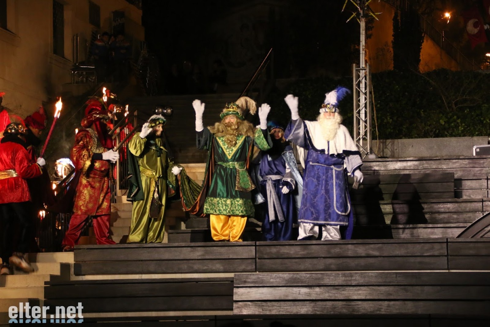 Els Reis d'Orient arriben a Manlleu