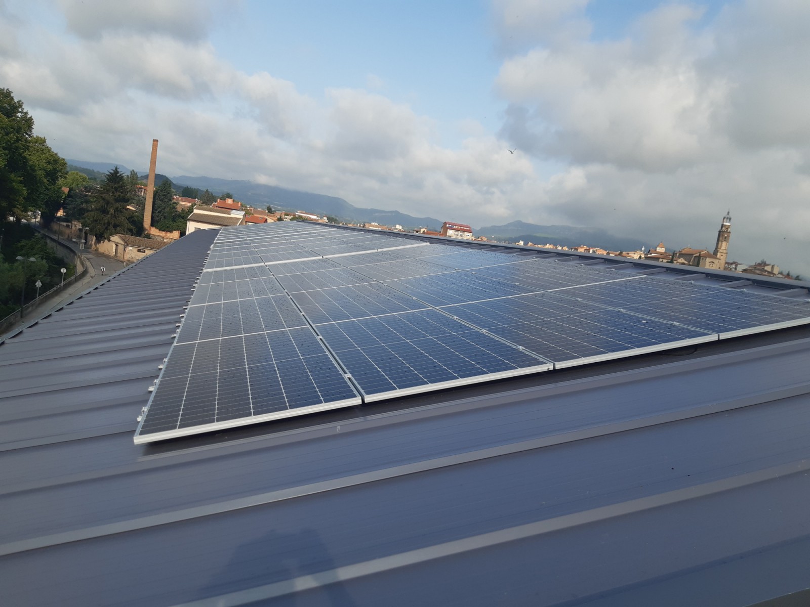 El primer projecte de Manlleu Energia parlaran de la instal·lació de plaques