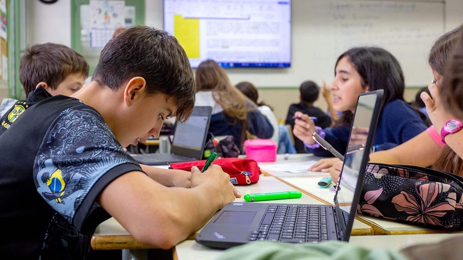 Una aula plena de La Salle Manlleu