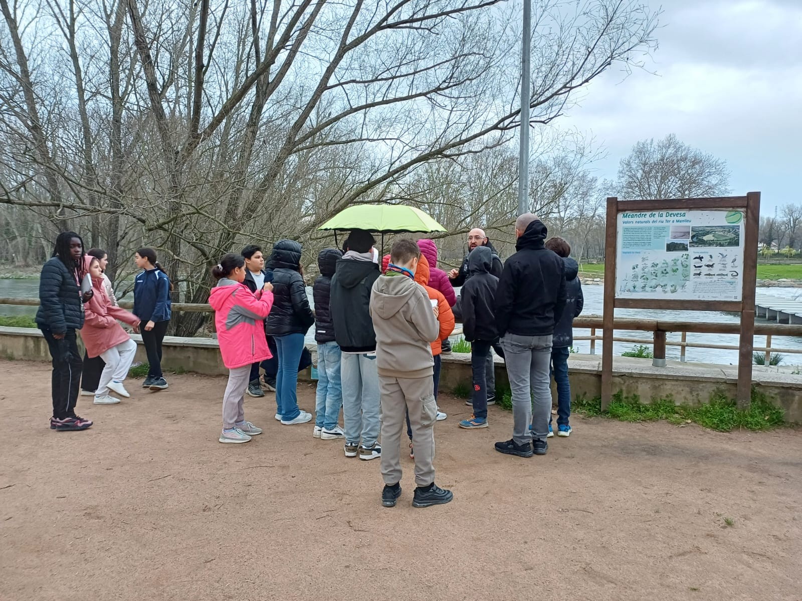 Representants del consistori al Passeig del Ter