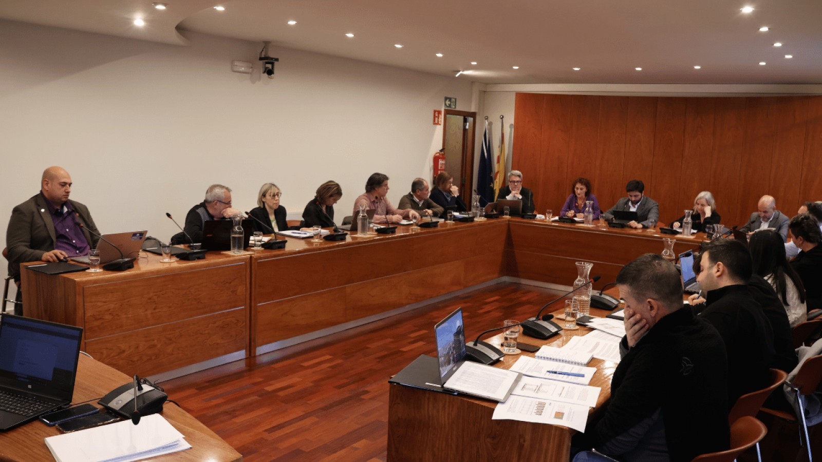 Imatge del ple de març