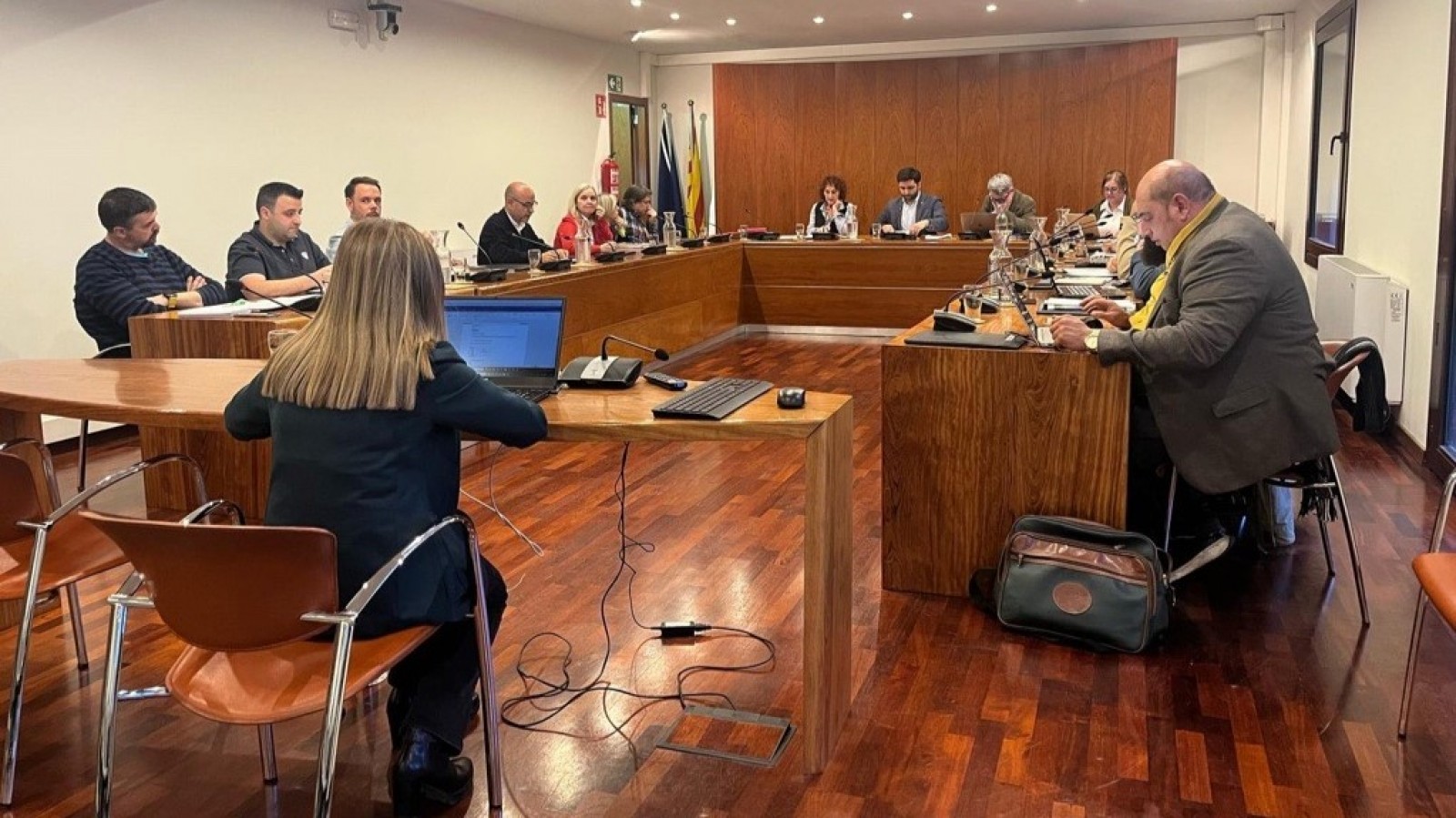 Ple de l'Ajuntament de Manlleu