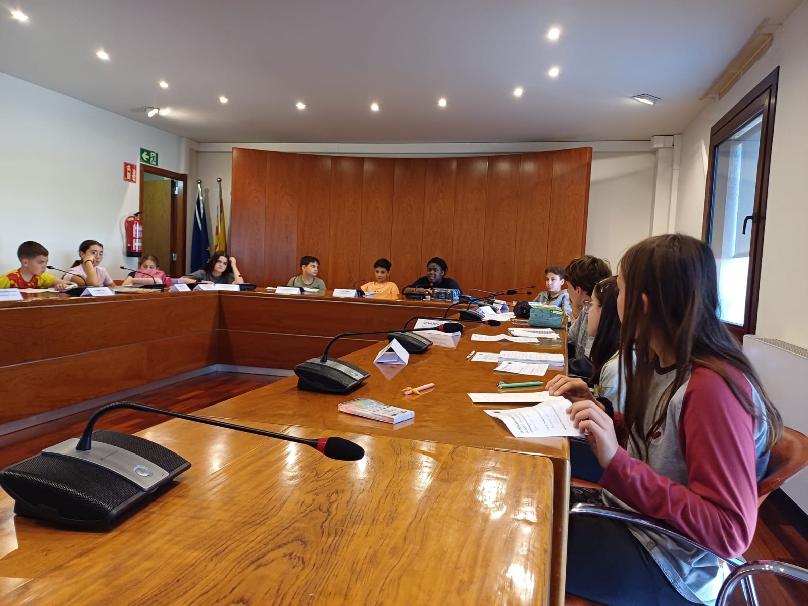 Moment de la sessió del consistori infantil