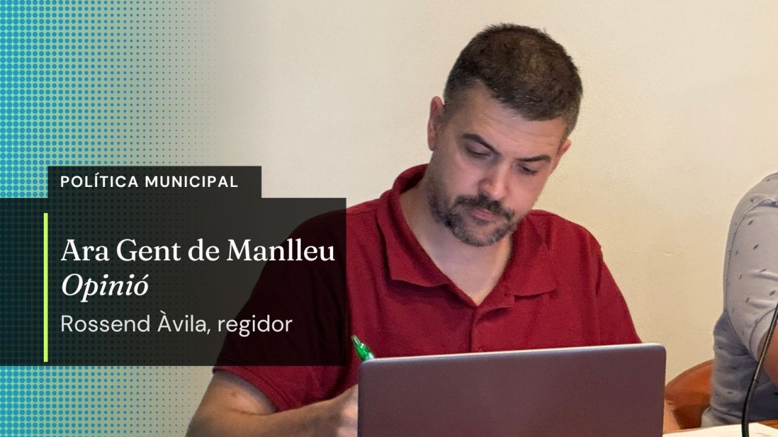 Rossend Àvila, regidor del partit