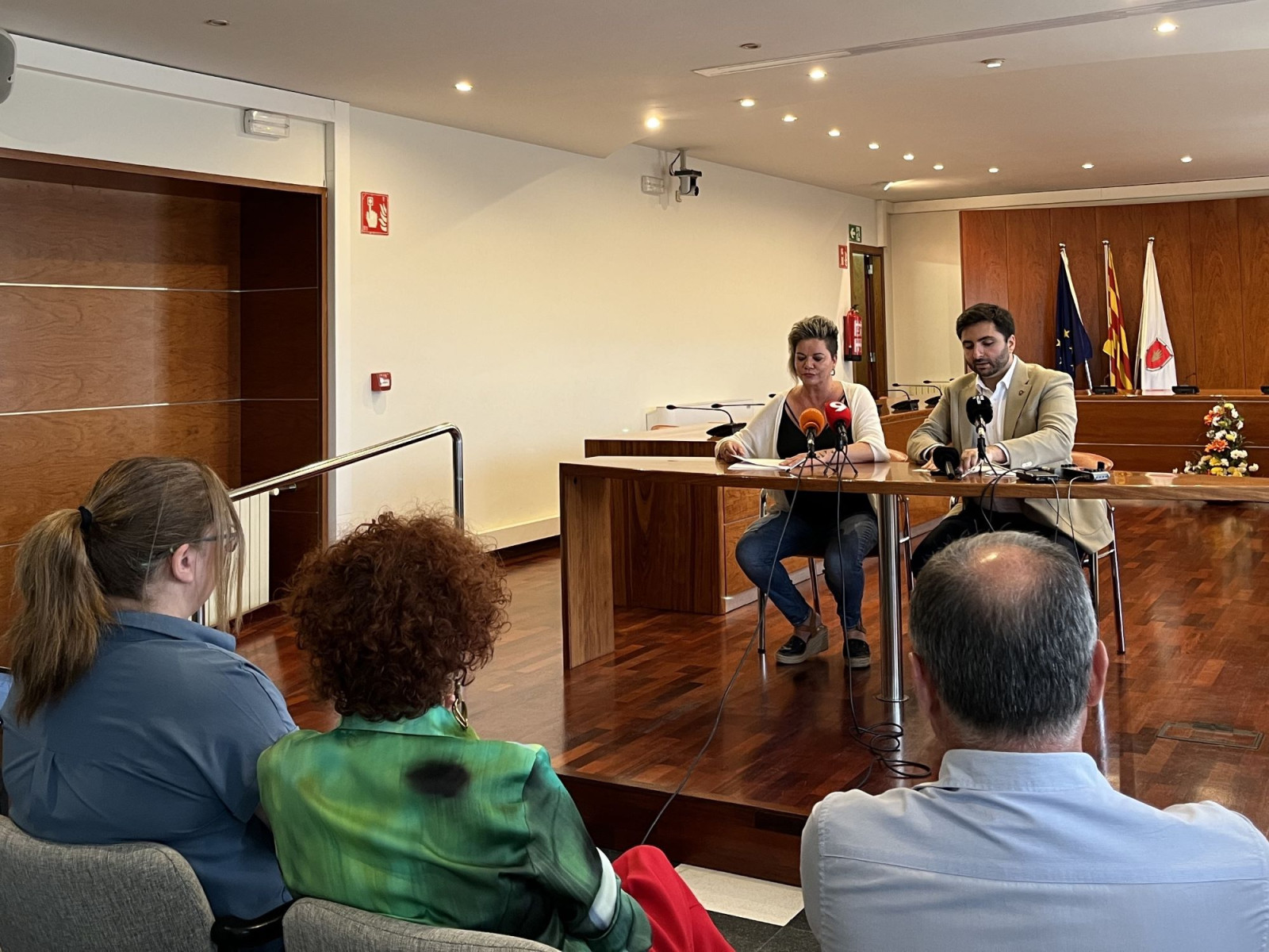 Presentació del pacte de govern entre les dues formacions