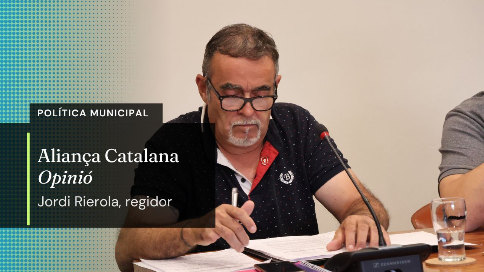 Jordi Rierola, regidor del partit