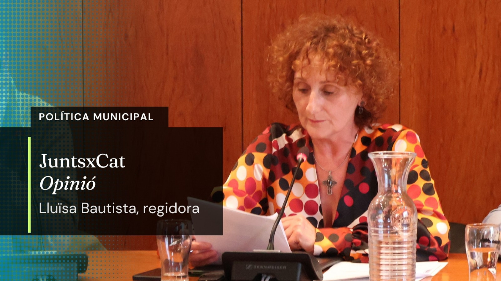 Lluïsa Bautista, regidora de JuntsxCat‑ Manlleu