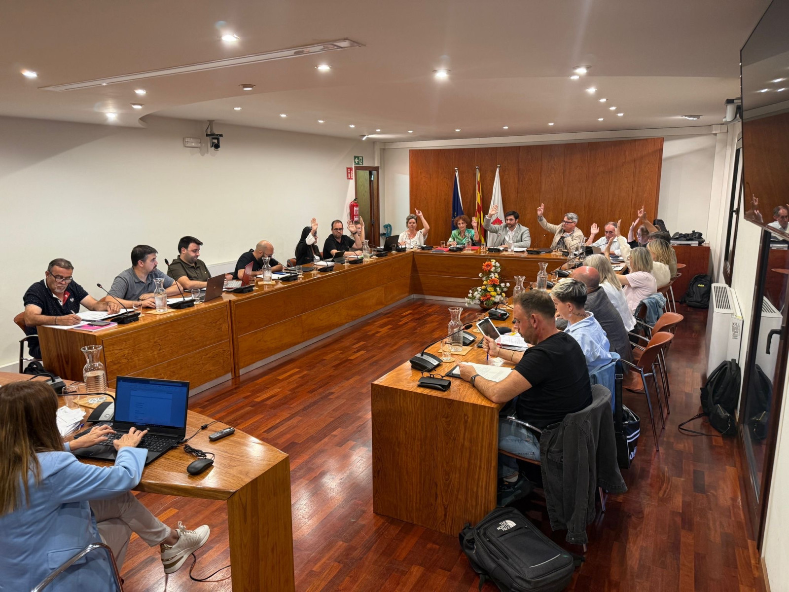 Ple de setembre de l'Ajuntament de Manlleu