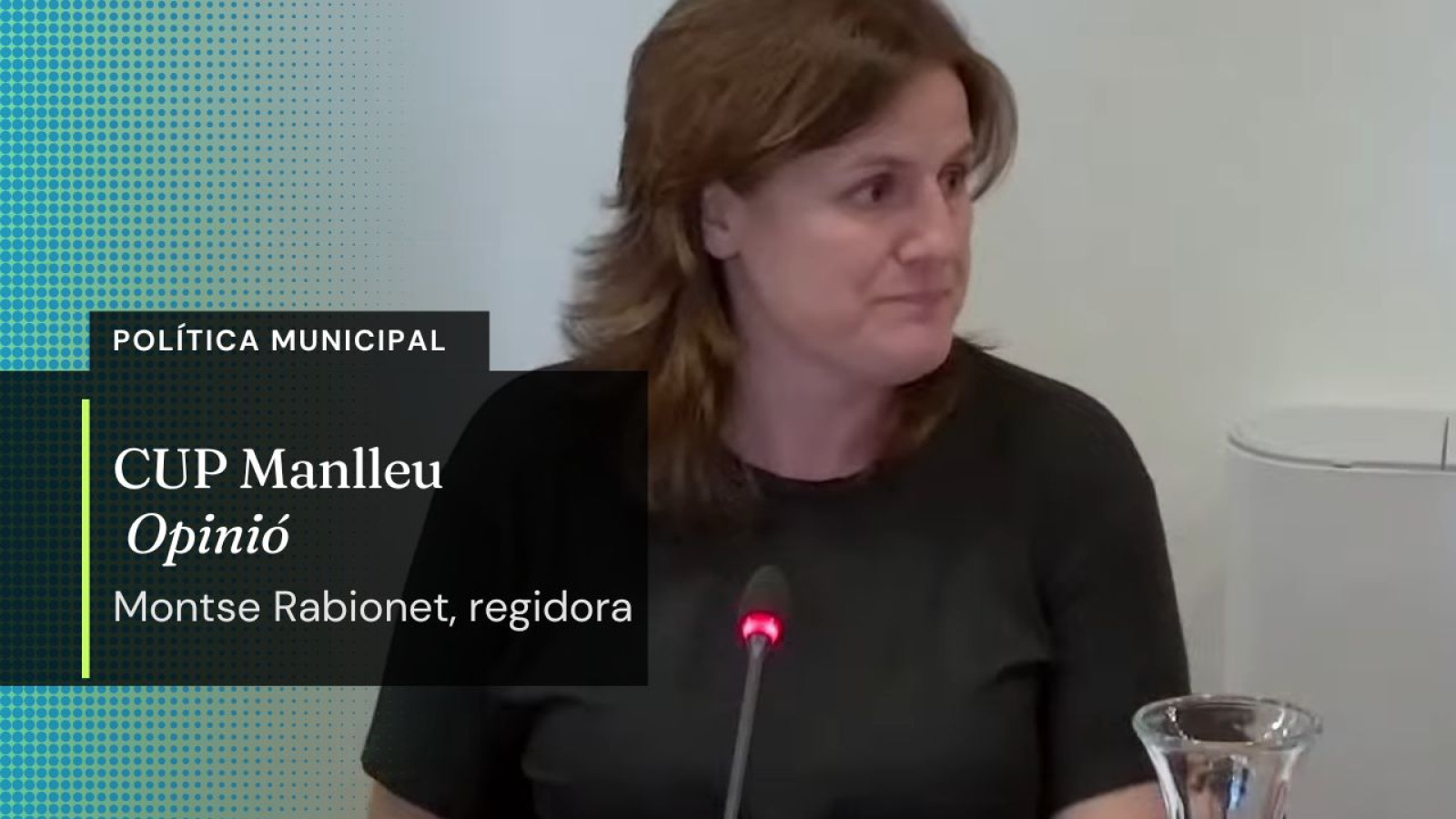 Montse Rabionet, regidora de la CUP Manlleu
