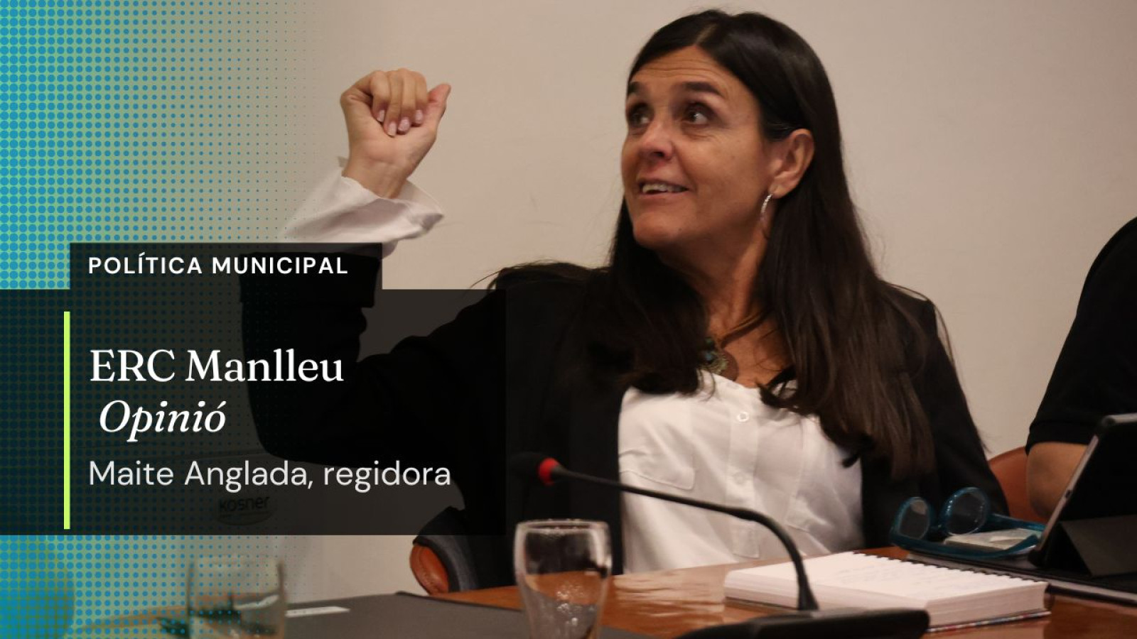 Maite Anglada, regidora d'ERC Manlleu
