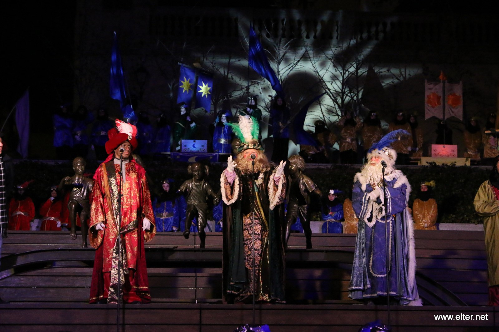 Els Reis d'Orient arriben a Manlleu