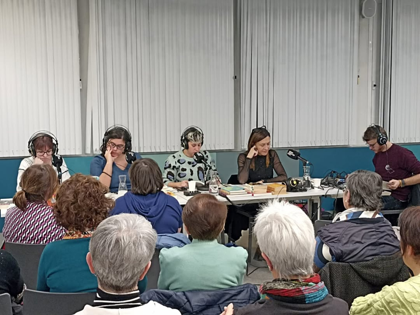 Un moment de la gravació del programa-presentació