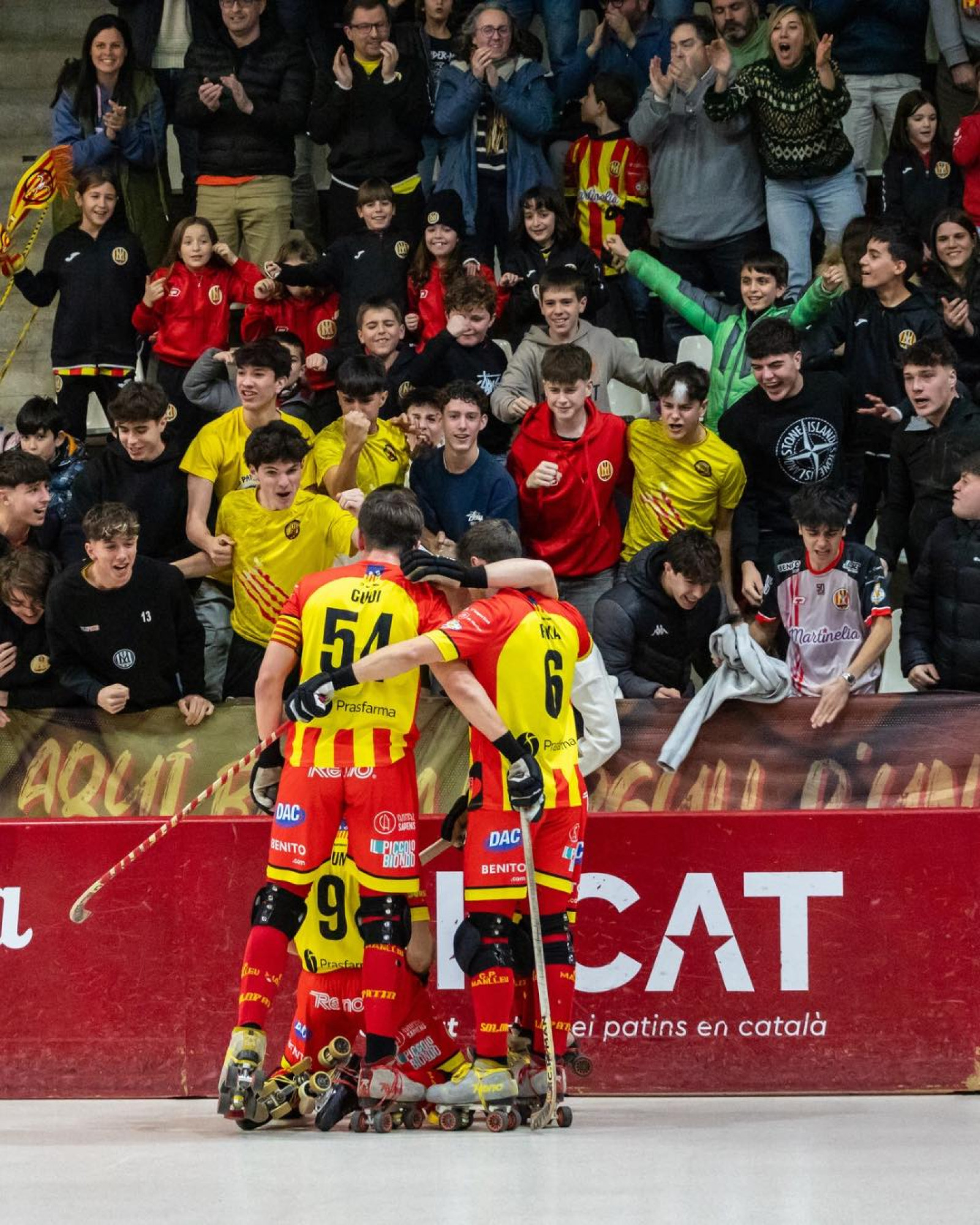 El derbi d’hoquei patins acaba en empat