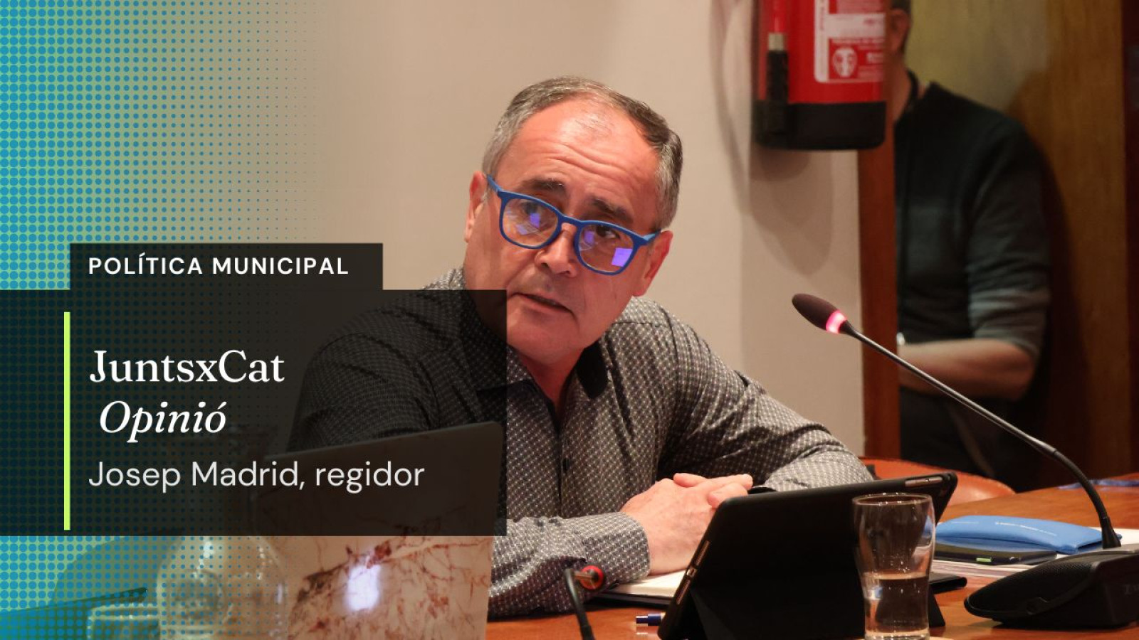 Josep Madrid, regidor del partit