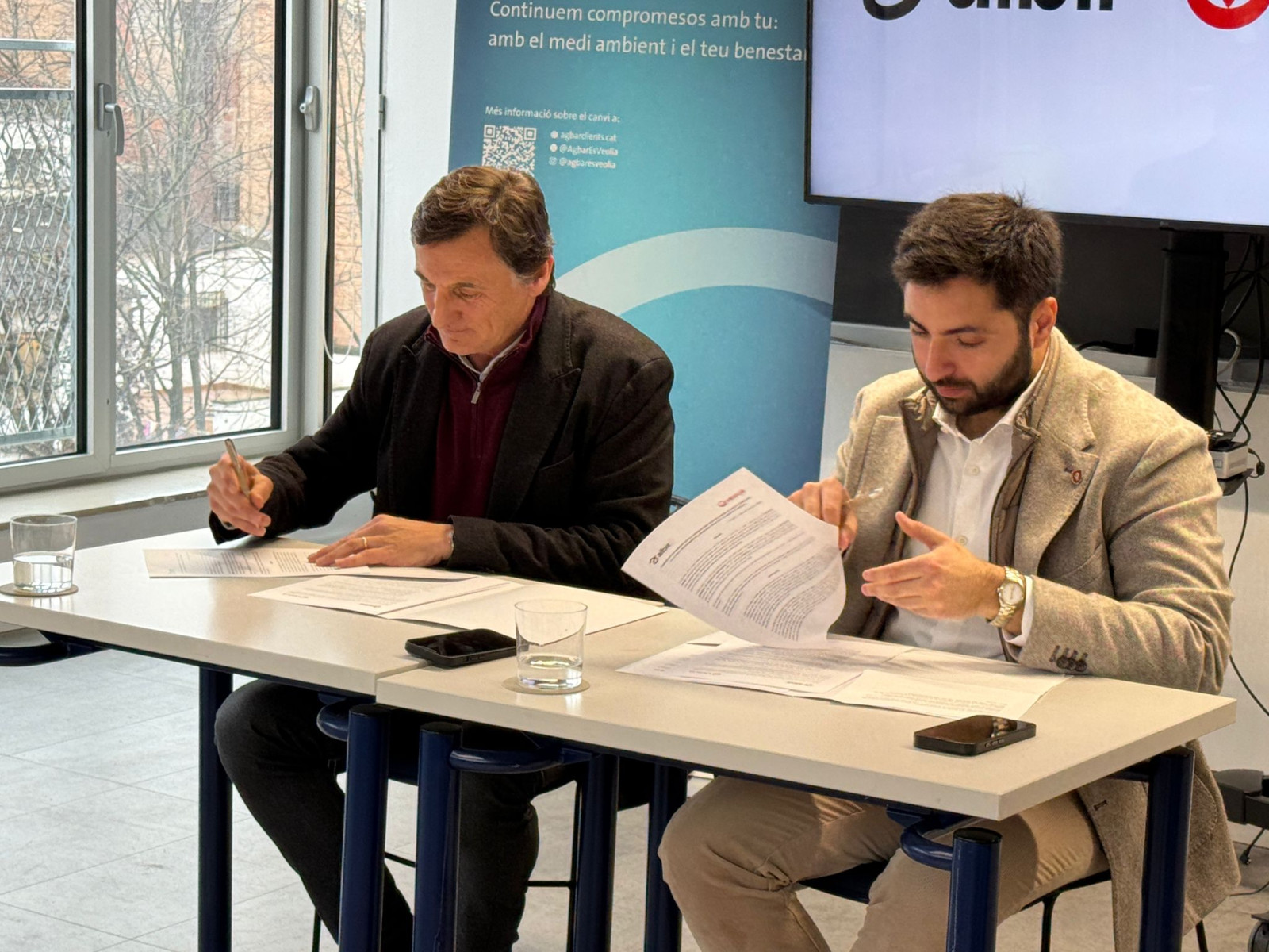 Signatura del conveni de col·laboració