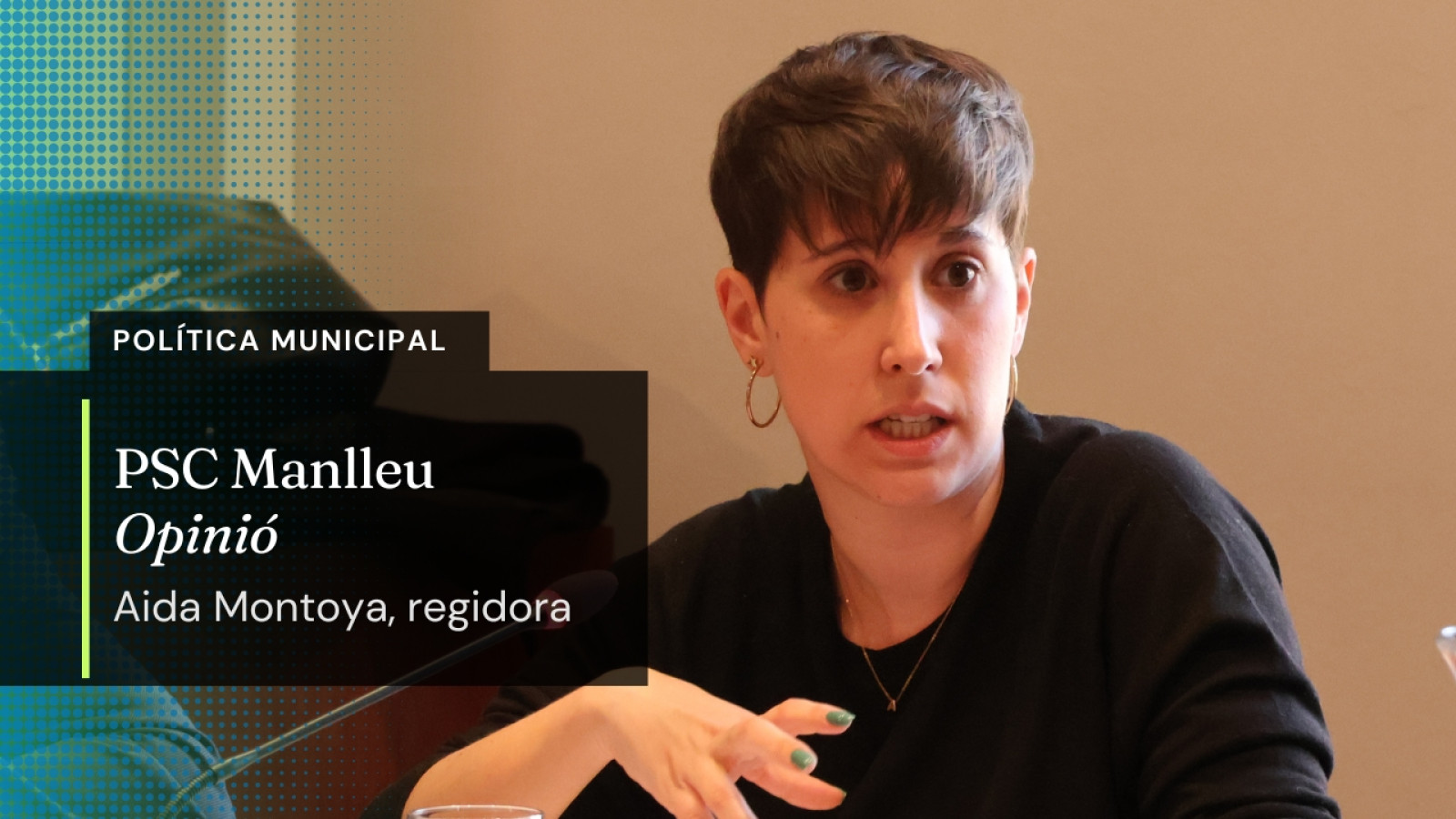 Aida Montoya, regidora del partit