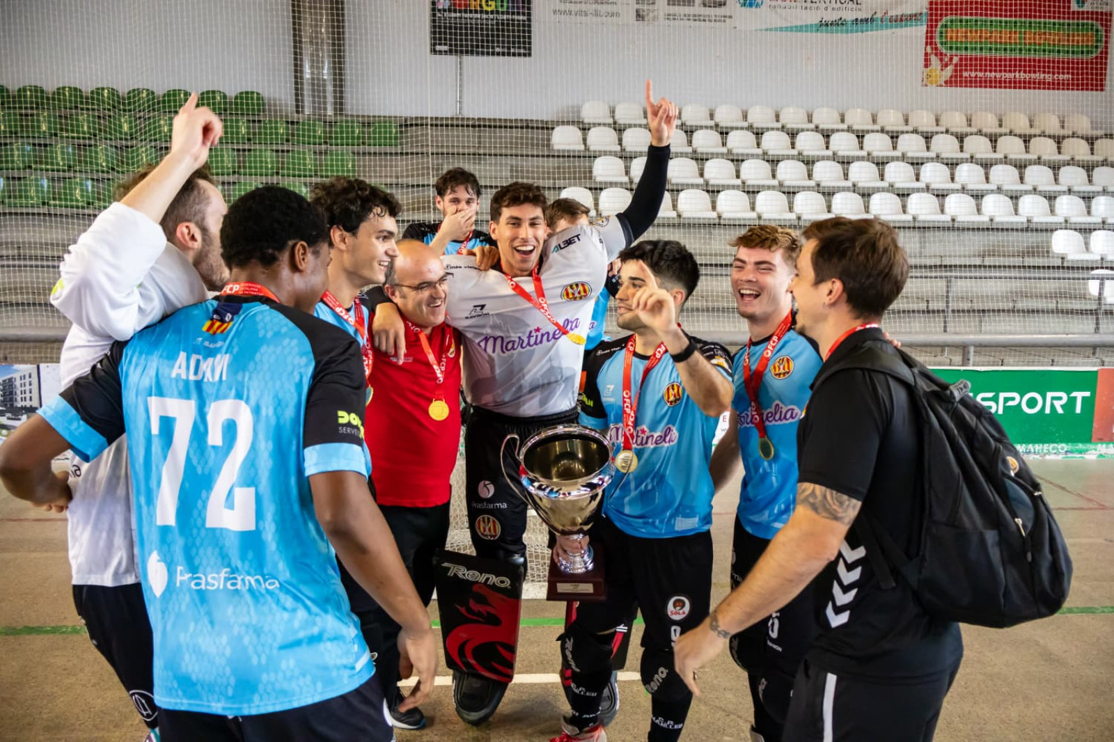 Els jugadors del primer equip masculí es troben a pocs partits de fer història