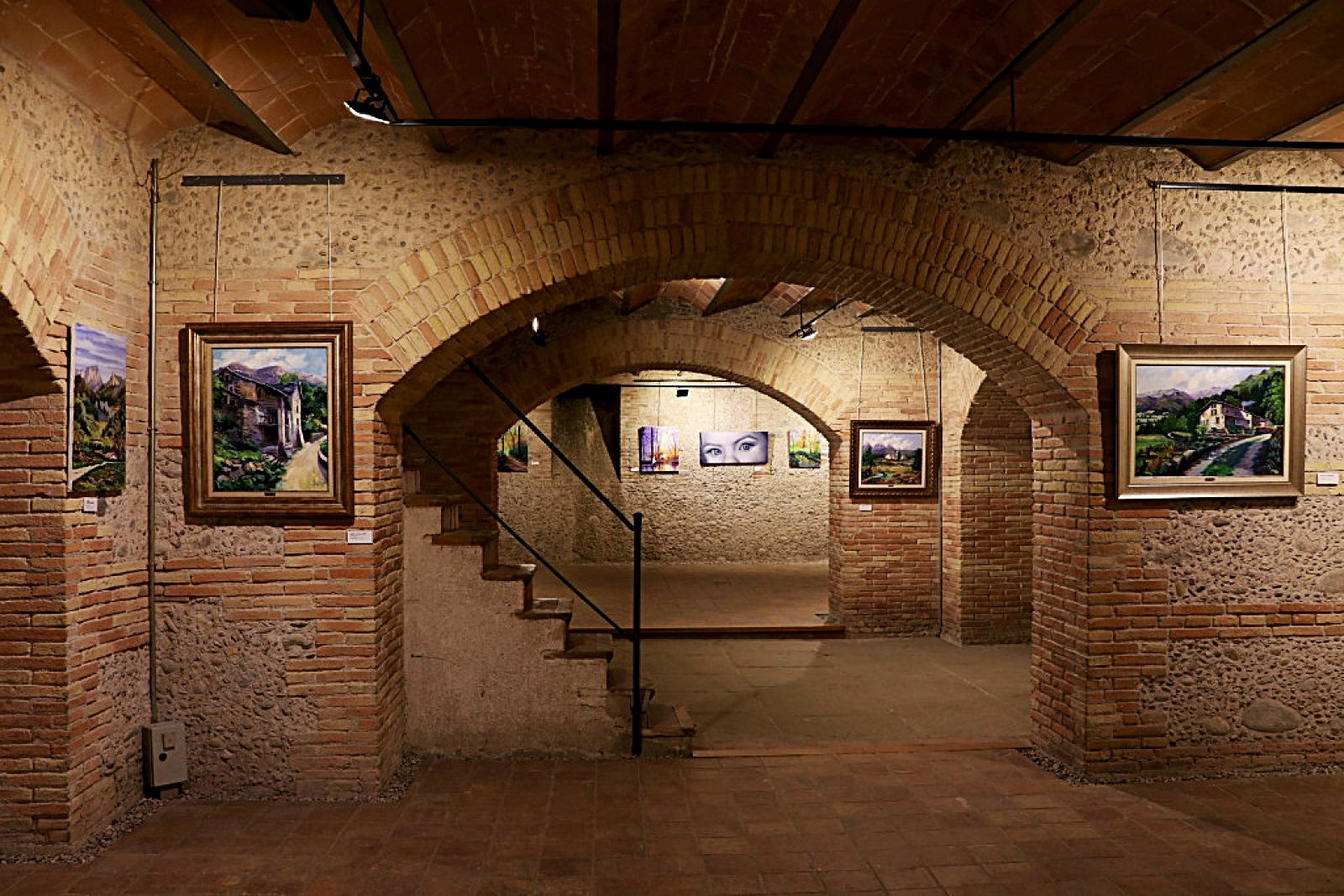 La sala d'exposicions de Can Puget és un dels espais oberts a la ciutadania les tardes de dijous a diumenge