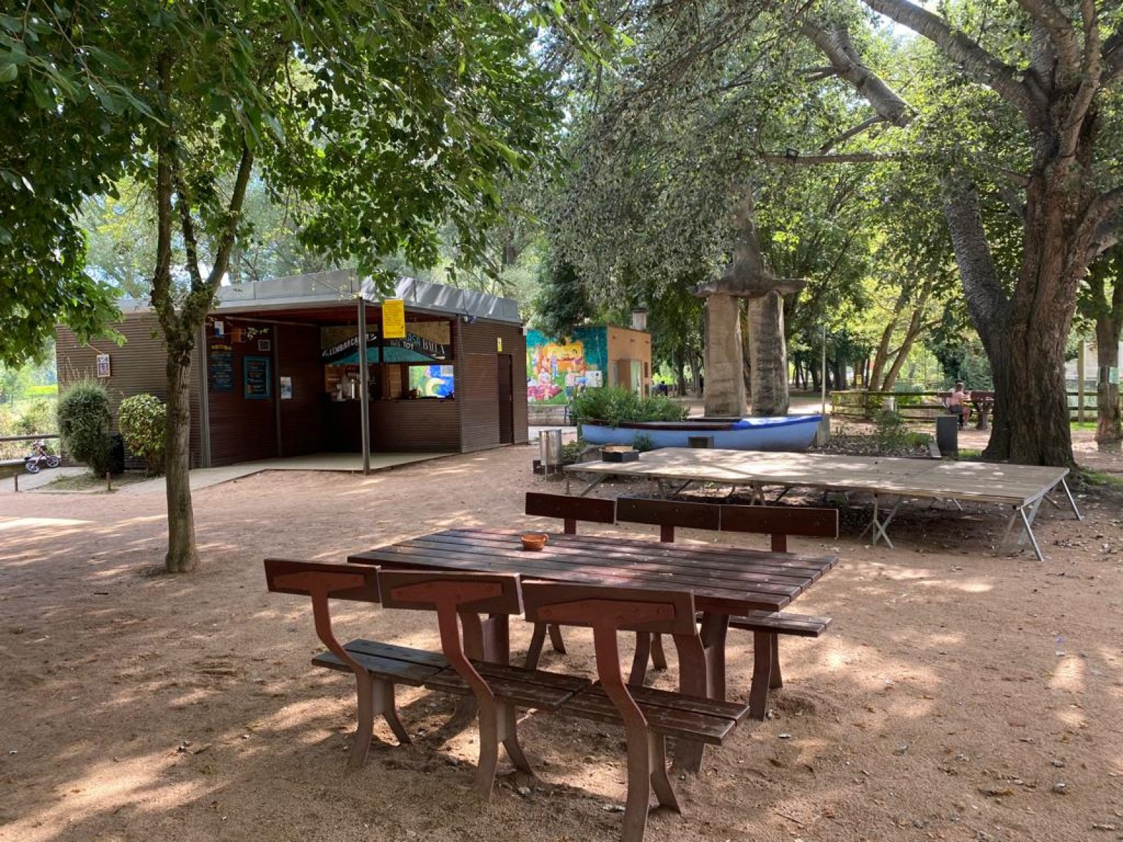 L'Embarcador del Ter és un dels refugis climàtics per protegir-se de la calor