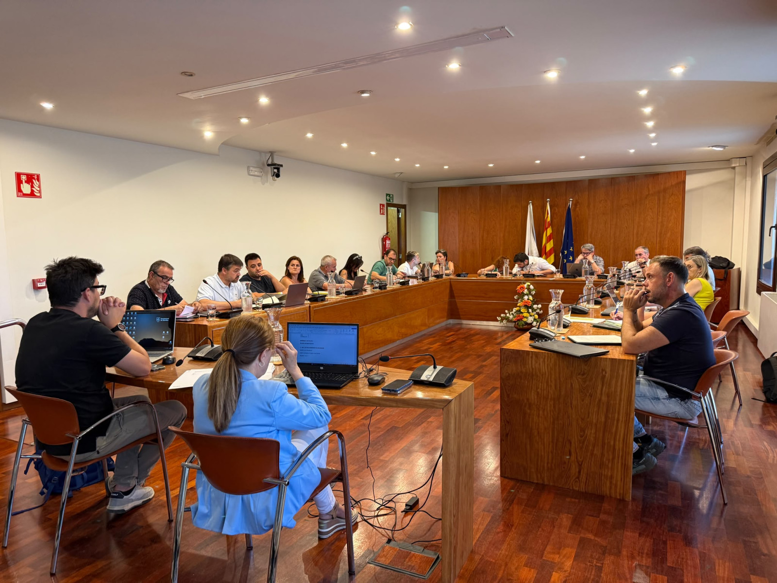 Imatge del darrer ple extraordinari de juliol